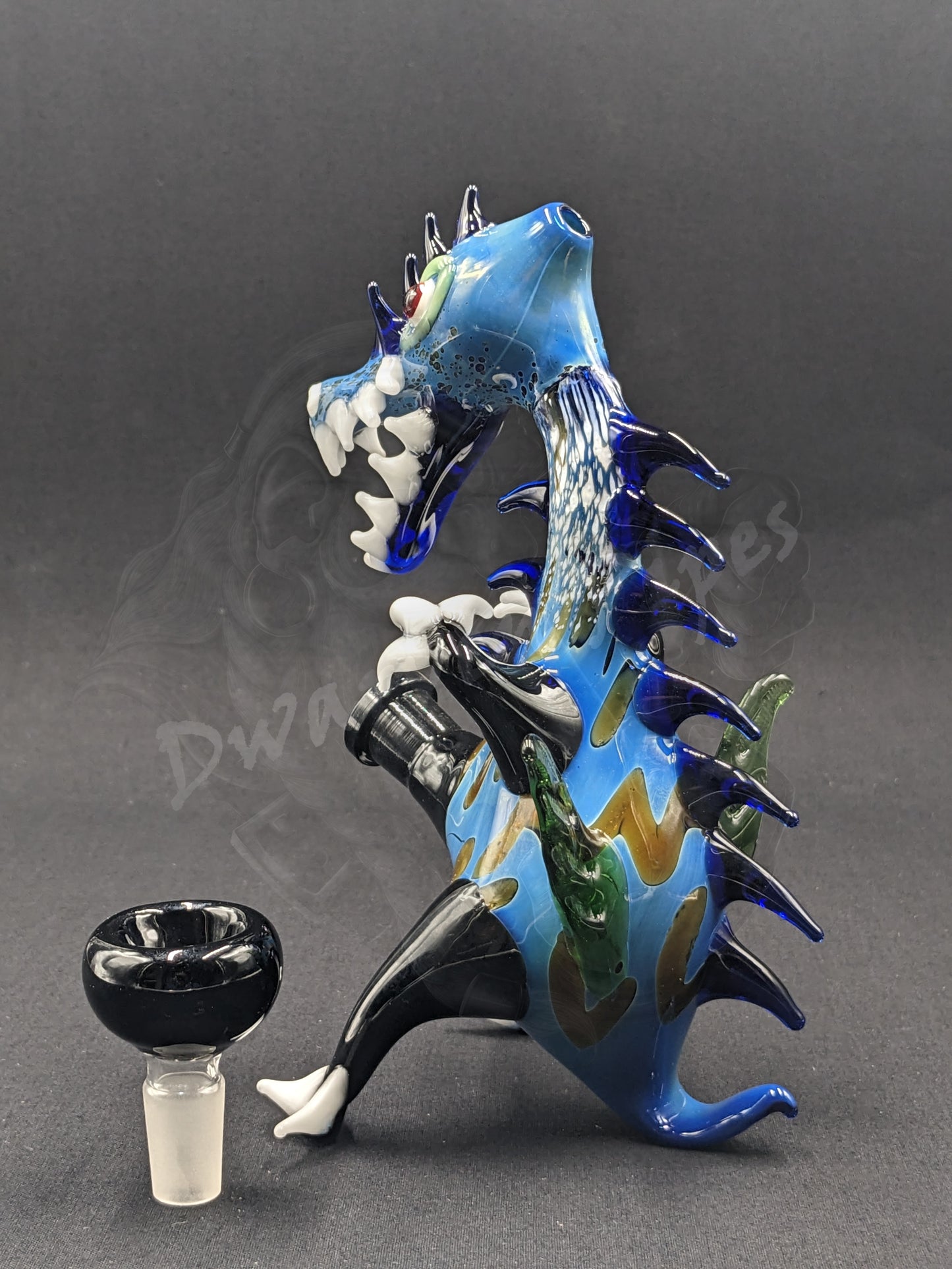 6.5" Glass Water Pipe Bong Monster Collection 36