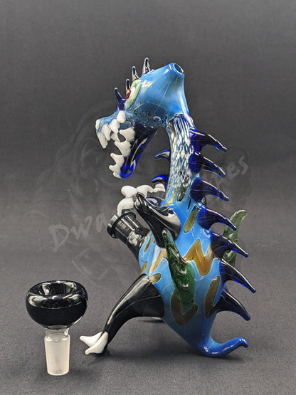 6.5" Glass Water Pipe Bong Monster Collection 36