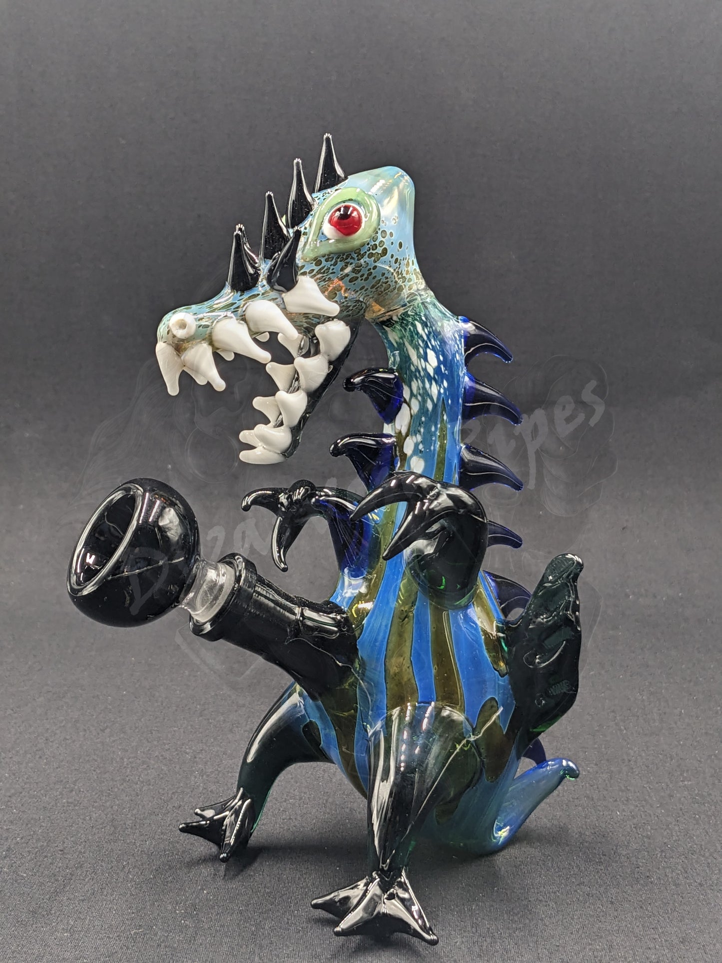 6.5" Glass Water Pipe Bong Monster Collection 37