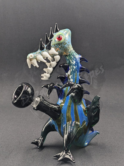 6.5" Glass Water Pipe Bong Monster Collection 37