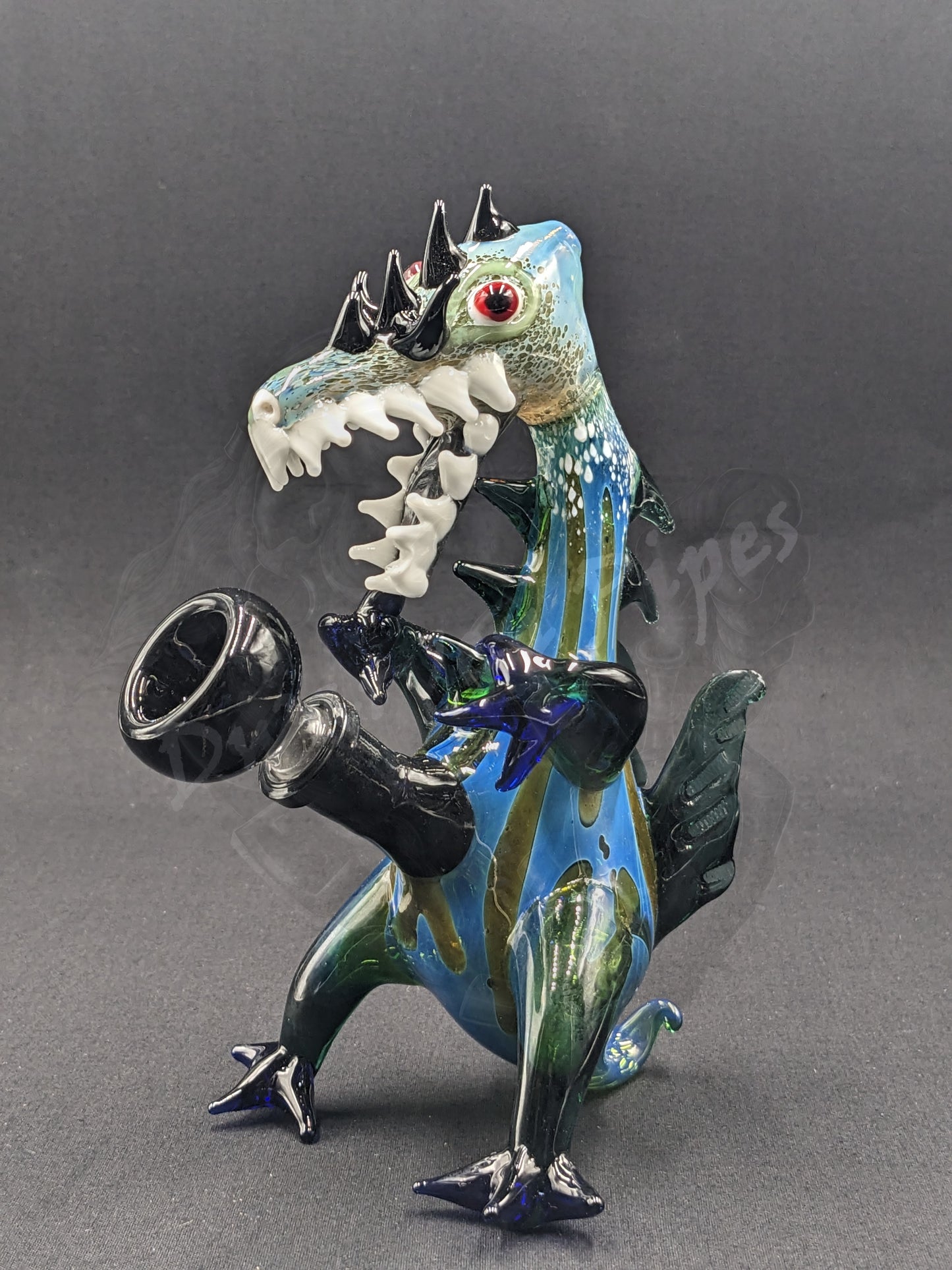 6.5" Glass Water Pipe Bong Monster Collection 44