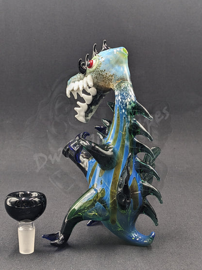 6.5" Glass Water Pipe Bong Monster Collection 44