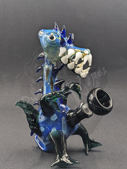 6.5" Glass Water Pipe Bong Monster Collection 48