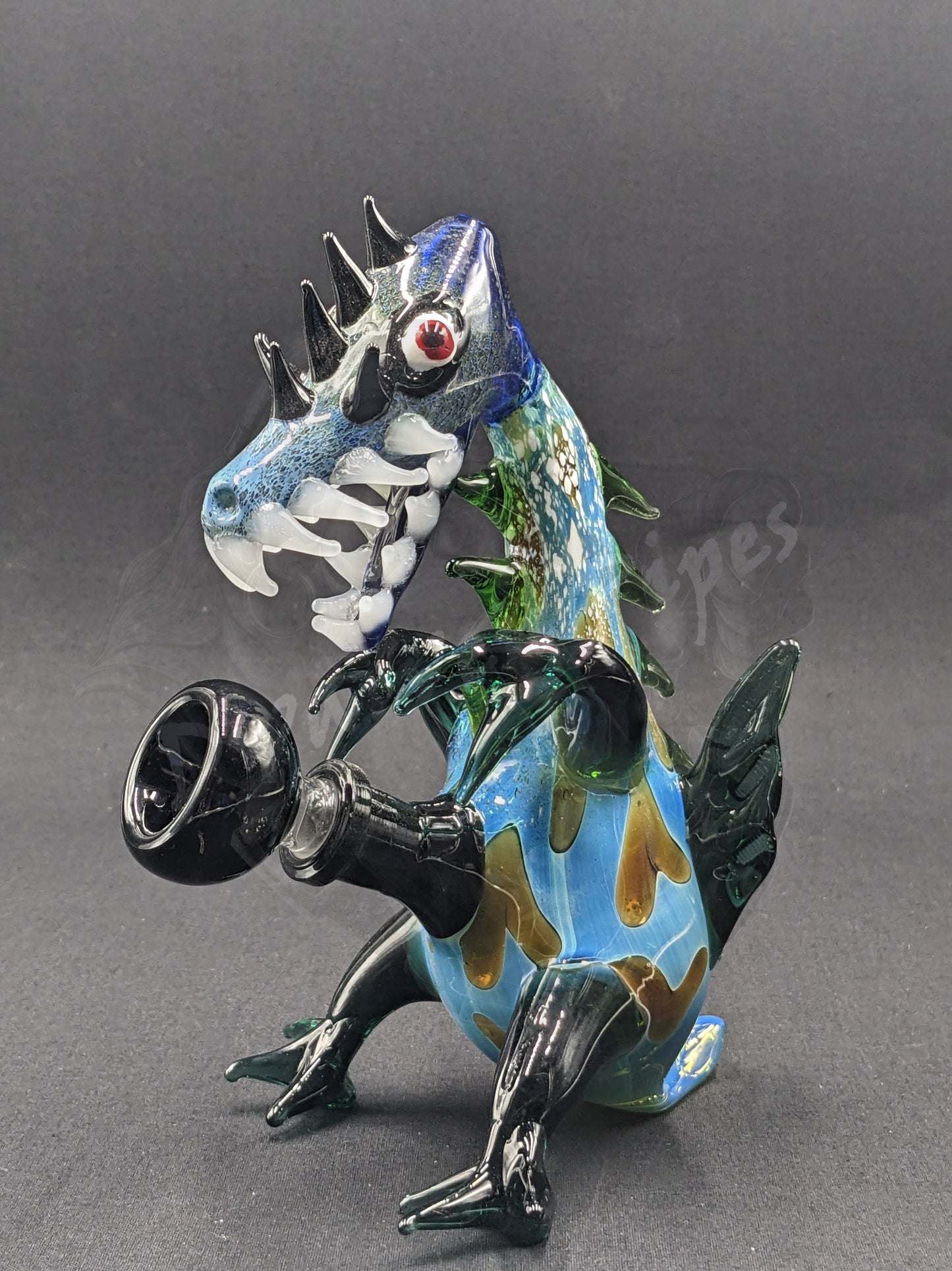 6.5" Glass Water Pipe Bong Monster Collection 55