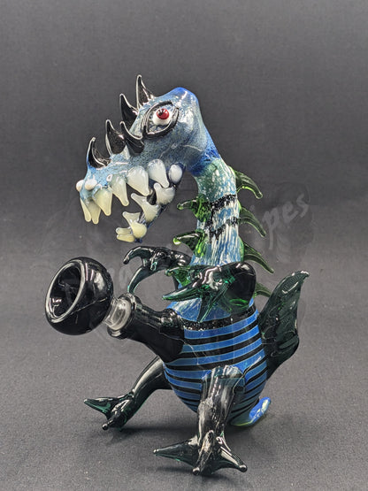 6.5" Glass Water Pipe Bong Monster Collection 56