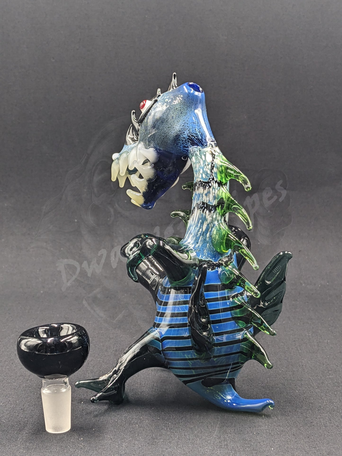 6.5" Glass Water Pipe Bong Monster Collection 56